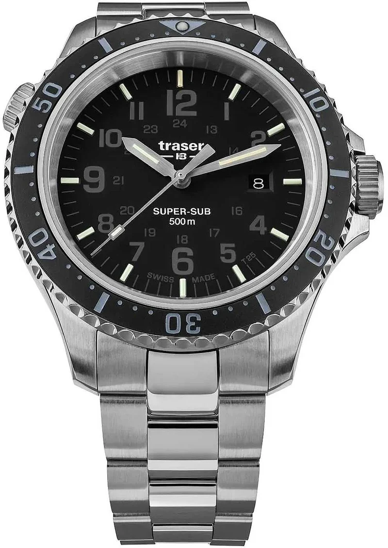 Traser P67 SuperSub 109378 Herrenuhr • Trigalight • 50 ATM Wasserdicht