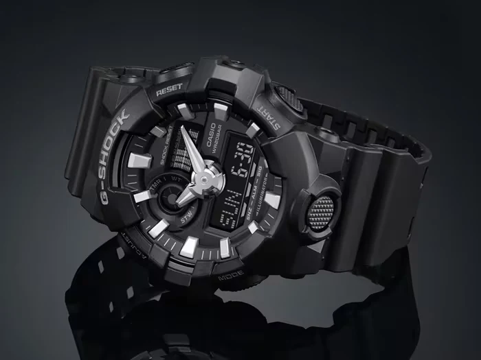 Casio G-SHOCK GA-700-1BER Herrenuhr • Extreme Stoßfestigkeit • Weltzeitfunktion