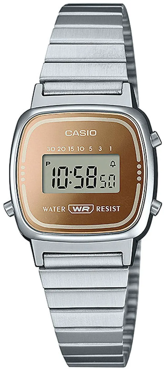 Casio Vintage LA670WES-4AEF Damenuhr • Kultiges Retro-Design • Digitaluhr mit Stoppfunktion
