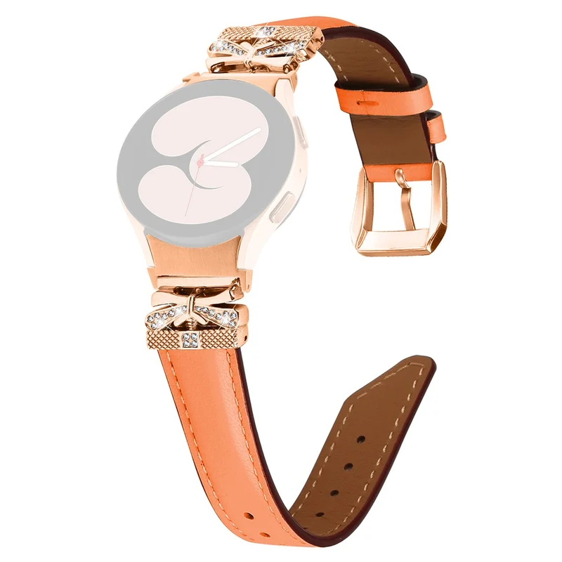 Rose Gold Buckle Strap Samsung Galaxy Watch Universal 20mm Smartwatch Band