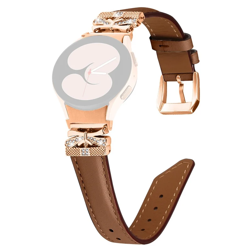 Rose Gold Buckle Strap Samsung Galaxy Watch Universal 20mm Smartwatch Band