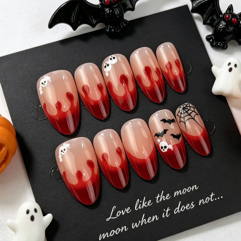 Halloween-themed Press-On Nägel