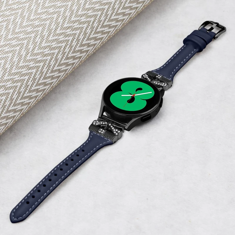 Black Buckle Watch Band Huami Amazfit Cheetah Pro Butterfly Connector 20mm Wrist Strap - Dark Blue