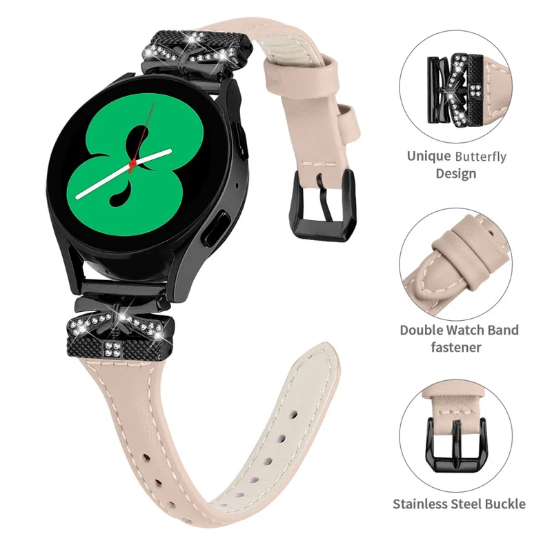 Black Buckle Watch Band Huami Amazfit Cheetah Pro Butterfly Connector 20mm Wrist Strap - Dark Blue