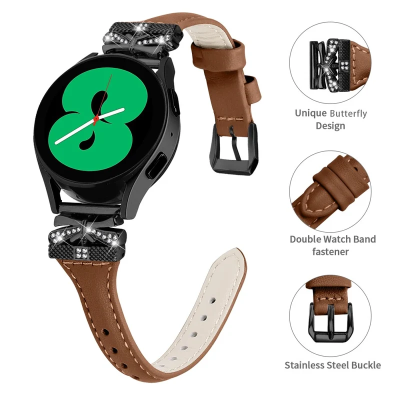 Black Buckle Watch Band Huami Amazfit Cheetah Pro Butterfly Connector 20mm Wrist Strap - Dark Blue