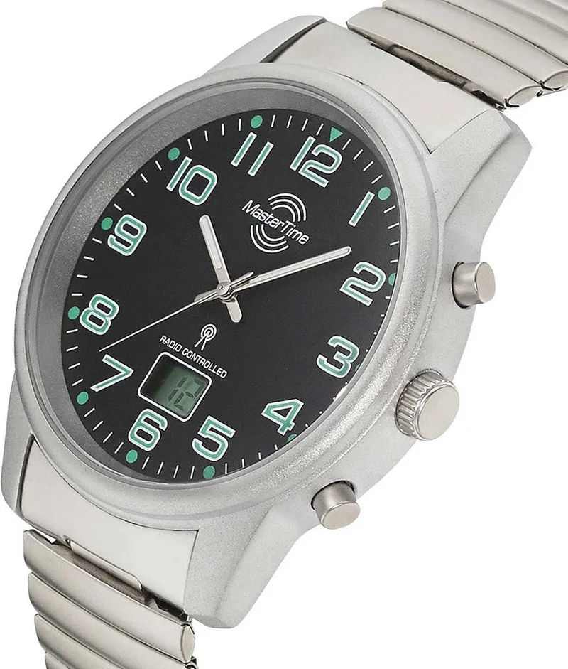 Master Time Basic Funk MTGA-10763-22Z Herrenuhr • Höchste Präzision • Klare Ablesbarkeit