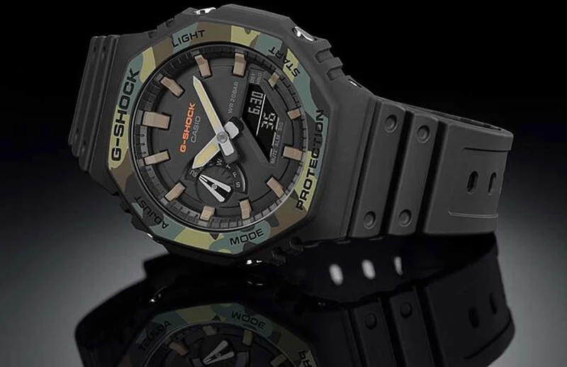 Casio G-Shock GA-2100SU-1AER Herrenuhr • Extreme Stoßfestigkeit • Carbon Core Guard