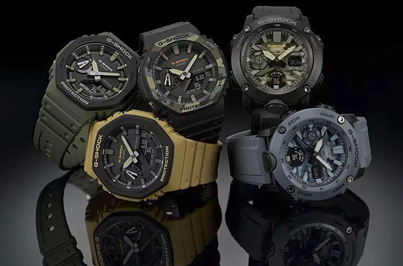 Casio G-Shock GA-2100SU-1AER Herrenuhr • Extreme Stoßfestigkeit • Carbon Core Guard