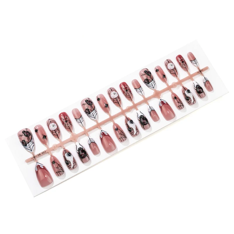 Spooky Halloween-Themen Press-On Nagelset