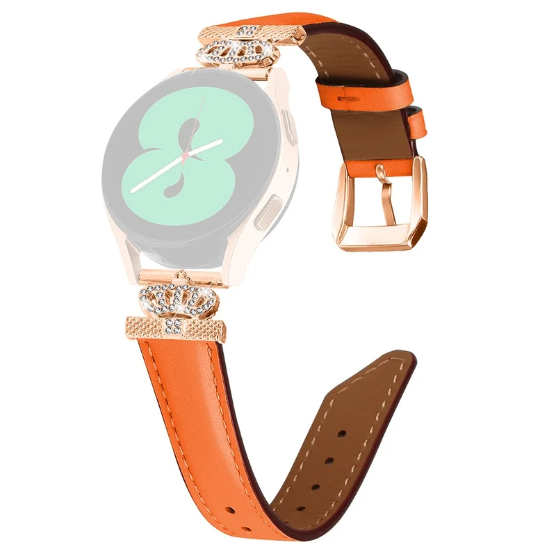 Huami Amazfit Cheetah Pro Rose Gold Buckle 20mm Watch Band Crown Rhinestone Watch Strap