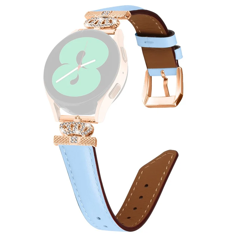 Huami Amazfit Cheetah Pro Rose Gold Buckle 20mm Watch Band Crown Rhinestone Watch Strap