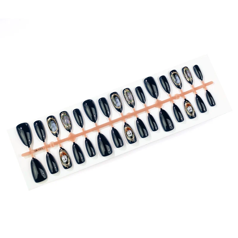 Halloween-Themen Press-On Nagelkunst Set
