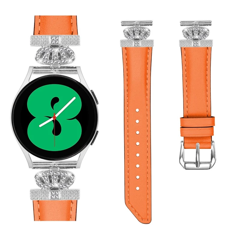 Crown Connector Watch Band Huami Amazfit Cheetah Pro 20mm Replacement Strap with Silver Buckle