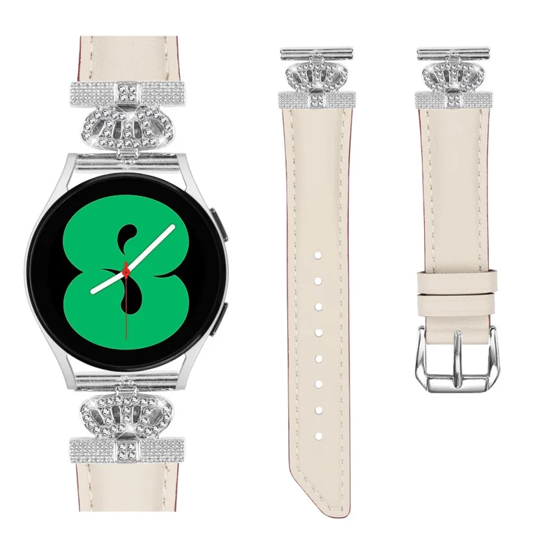 Crown Connector Watch Band Huami Amazfit Cheetah Pro 20mm Replacement Strap with Silver Buckle