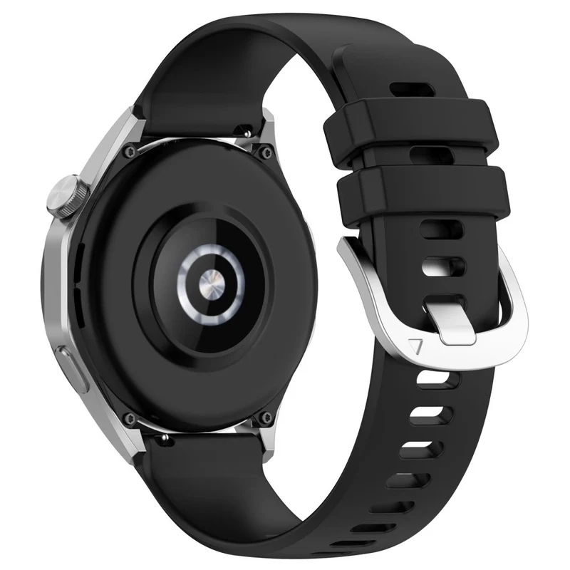 Huawei Watch GT 4 41mm / Garmin Venu 3S 18mm Watch Strap Liquid Silicone Wrist Band with Steel Buckle