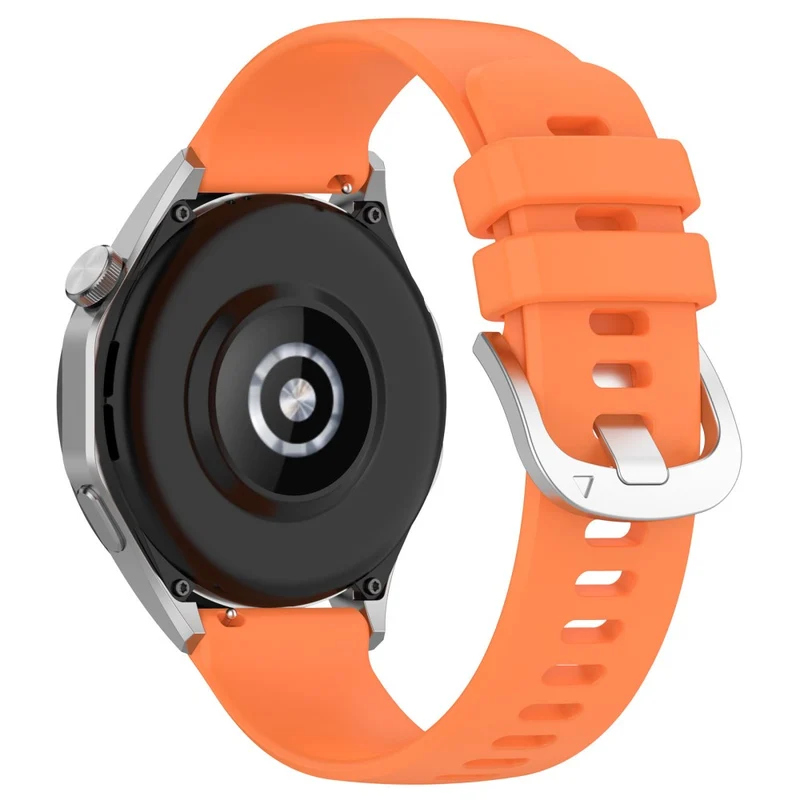 Huawei Watch GT 4 41mm / Garmin Venu 3S 18mm Watch Strap Liquid Silicone Wrist Band with Steel Buckle
