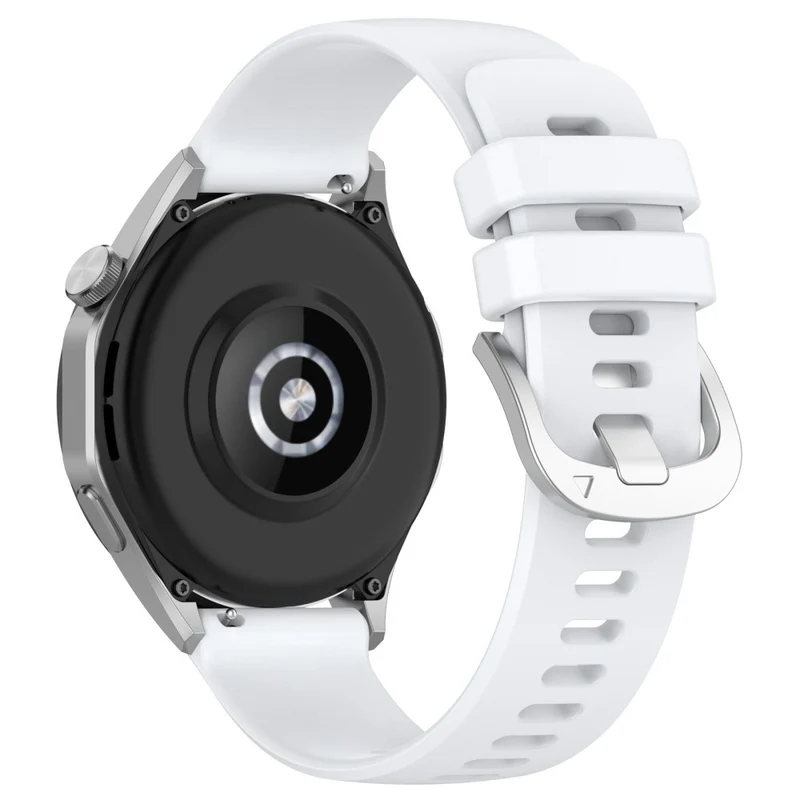 Huawei Watch GT 4 41mm / Garmin Venu 3S 18mm Watch Strap Liquid Silicone Wrist Band with Steel Buckle