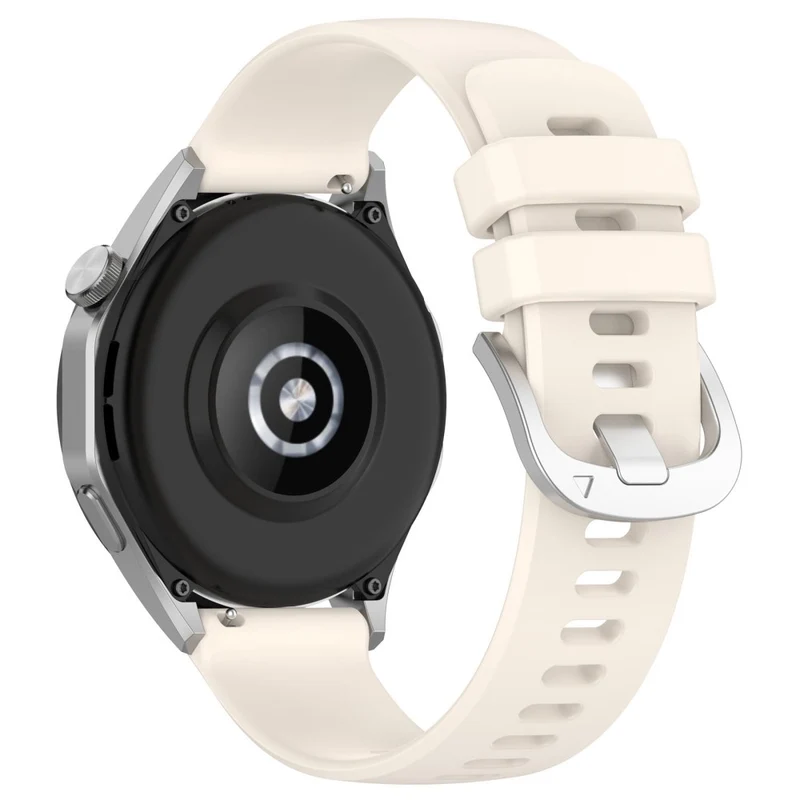 Huawei Watch GT 4 41mm / Garmin Venu 3S 18mm Watch Strap Liquid Silicone Wrist Band with Steel Buckle