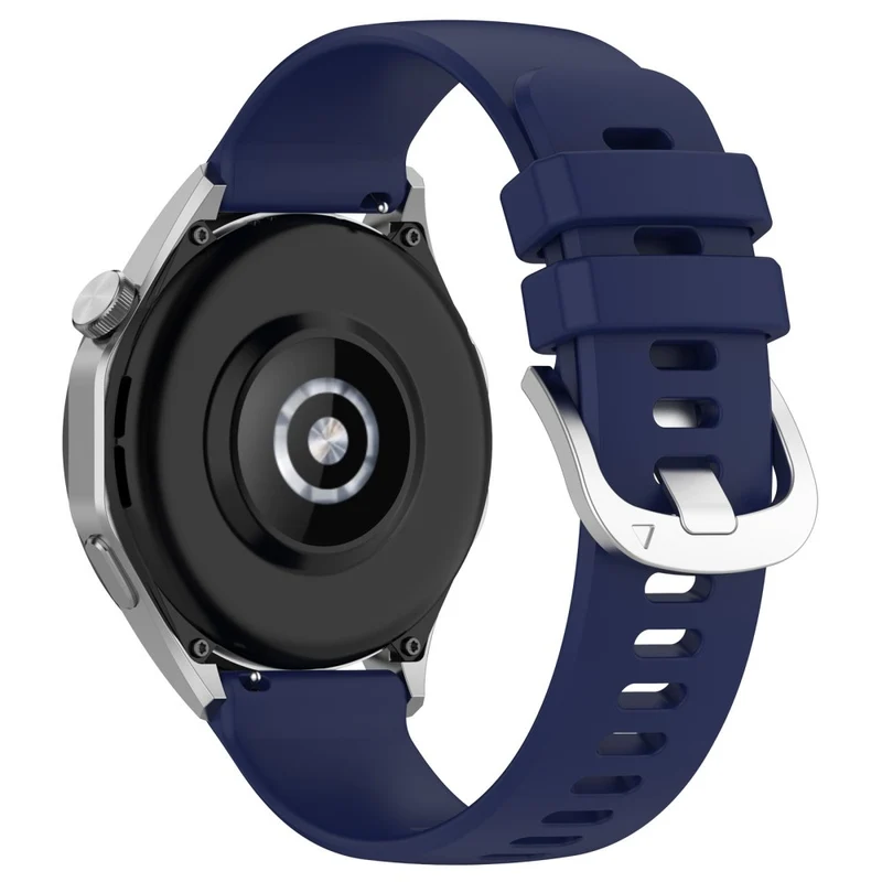 Huawei Watch GT 4 41mm / Garmin Venu 3S 18mm Watch Strap Liquid Silicone Wrist Band with Steel Buckle