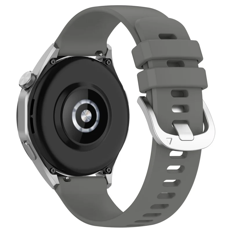 Huawei Watch GT 4 41mm / Garmin Venu 3S 18mm Watch Strap Liquid Silicone Wrist Band with Steel Buckle