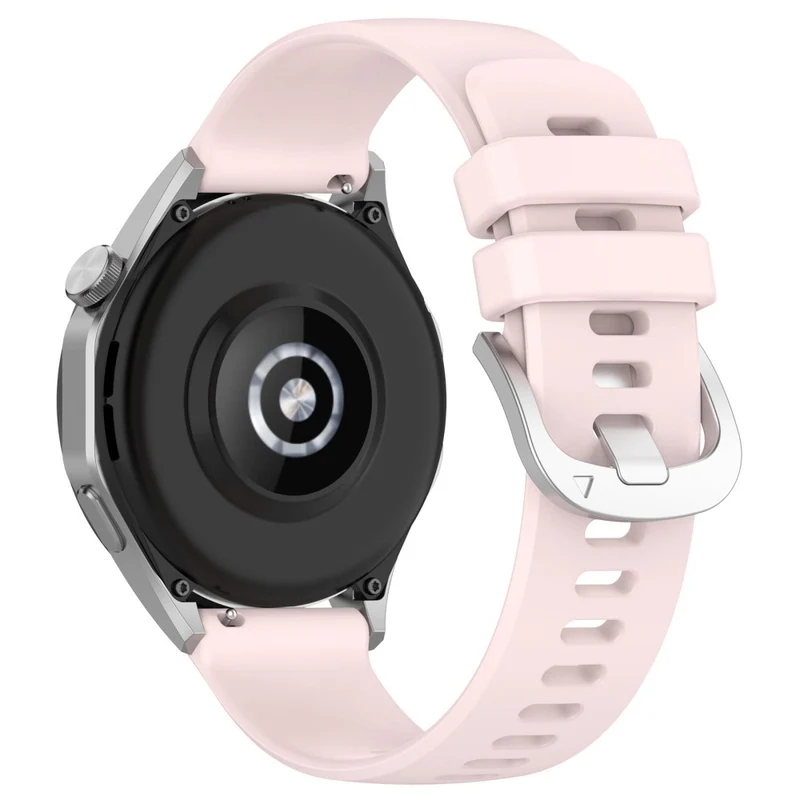 Huawei Watch GT 4 41mm / Garmin Venu 3S 18mm Watch Strap Liquid Silicone Wrist Band with Steel Buckle