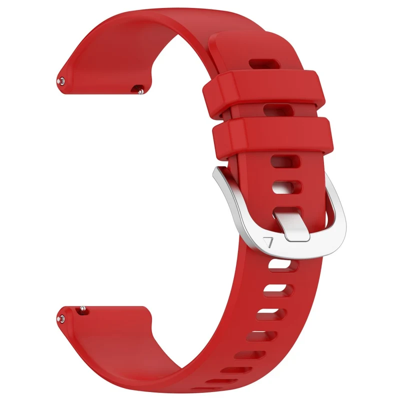 Huawei Watch GT 4 41mm / Garmin Venu 3S 18mm Watch Strap Liquid Silicone Wrist Band with Steel Buckle