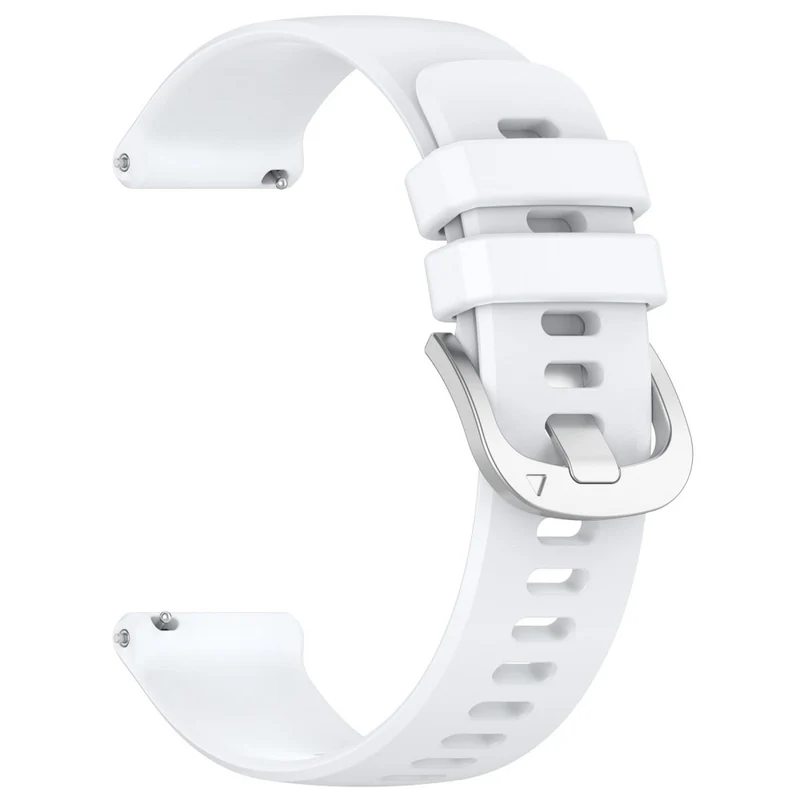 Huawei Watch GT 4 41mm / Garmin Venu 3S 18mm Watch Strap Liquid Silicone Wrist Band with Steel Buckle