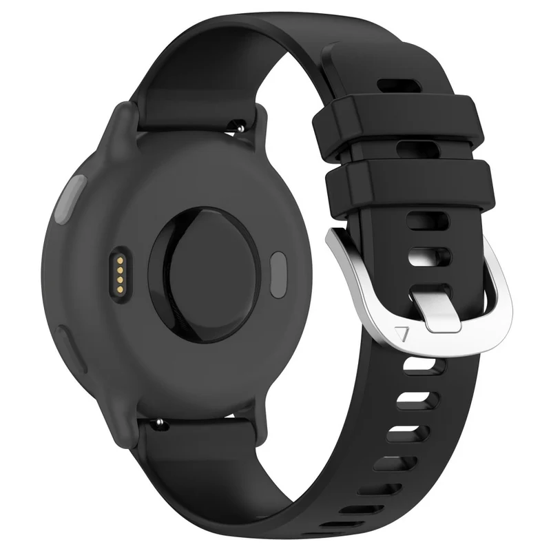 Garmin vivoactive 5 / GarminActive 5 Watch Band 20mm Silicone Strap with Steel Buckle
