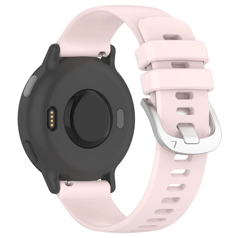 Garmin vivoactive 5 / GarminActive 5 Watch Band 20mm Silicone Strap with Steel Buckle