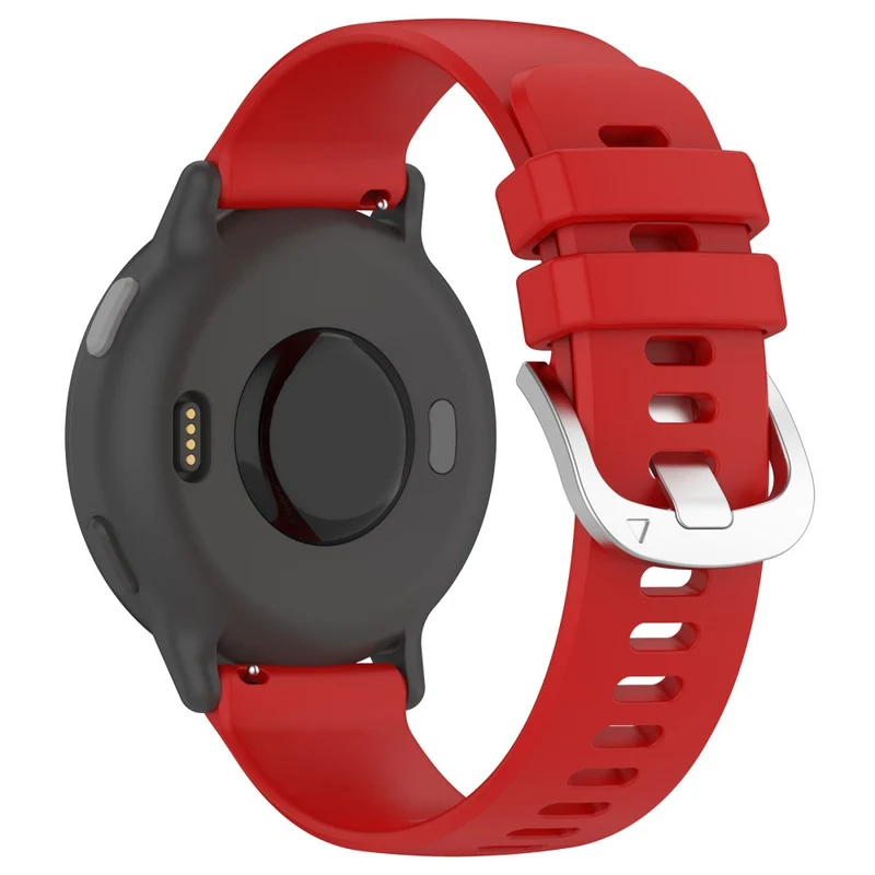 Garmin vivoactive 5 / GarminActive 5 Watch Band 20mm Silicone Strap with Steel Buckle
