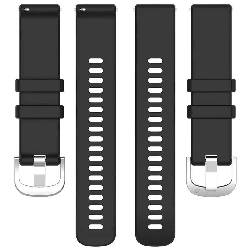 Garmin vivoactive 5 / GarminActive 5 Watch Band 20mm Silicone Strap with Steel Buckle