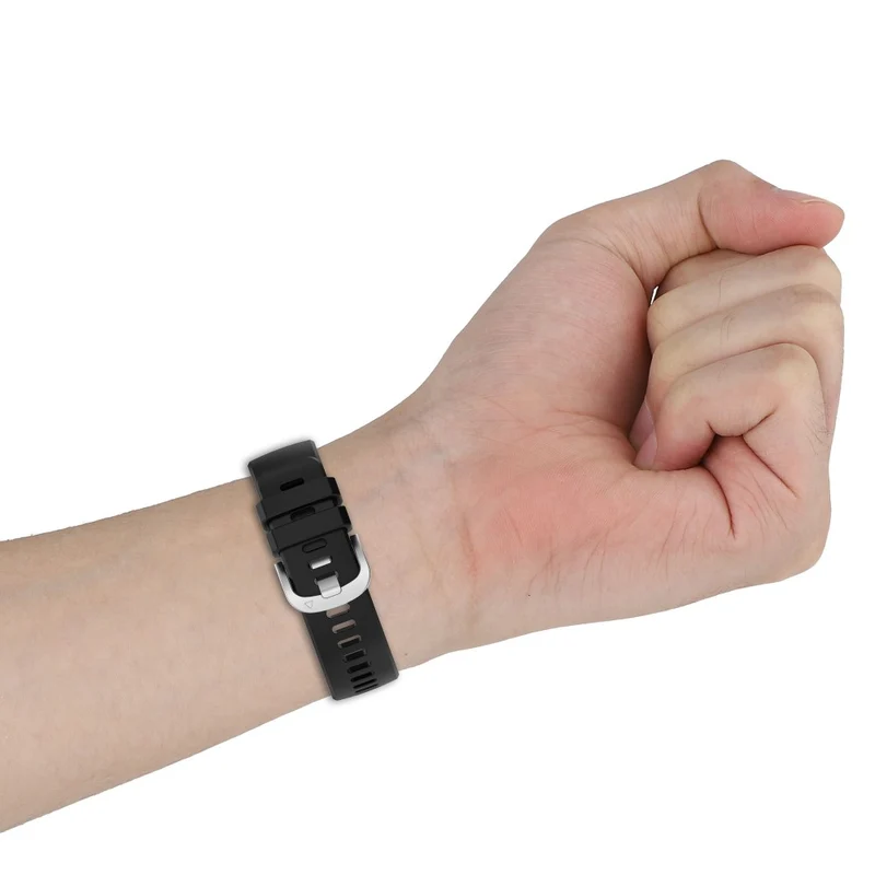 Garmin vivoactive 5 / GarminActive 5 Watch Band 20mm Silicone Strap with Steel Buckle