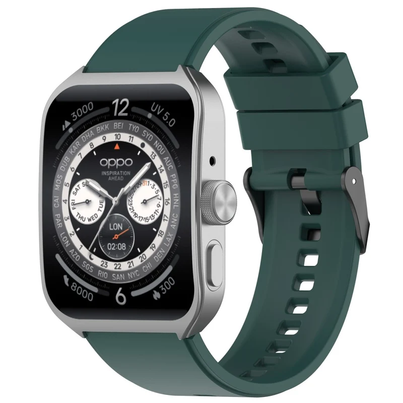 Oppo Watch 4 Pro Silicone Watch Band 22mm Adjustable Strap