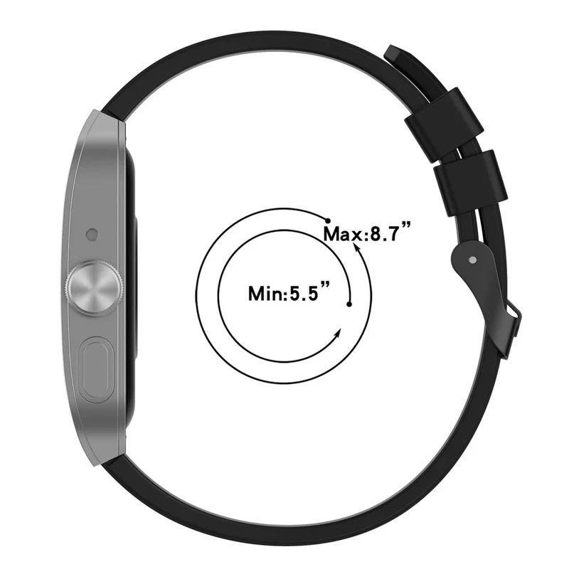 Oppo Watch 4 Pro Silicone Watch Band 22mm Adjustable Strap