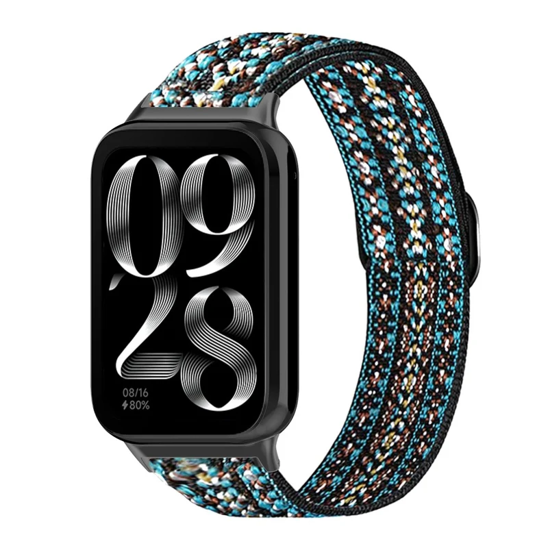 Xiaomi Smart Band 8 Pro Nylon Braided Watch Strap Quick Release Elastic Watch Band
