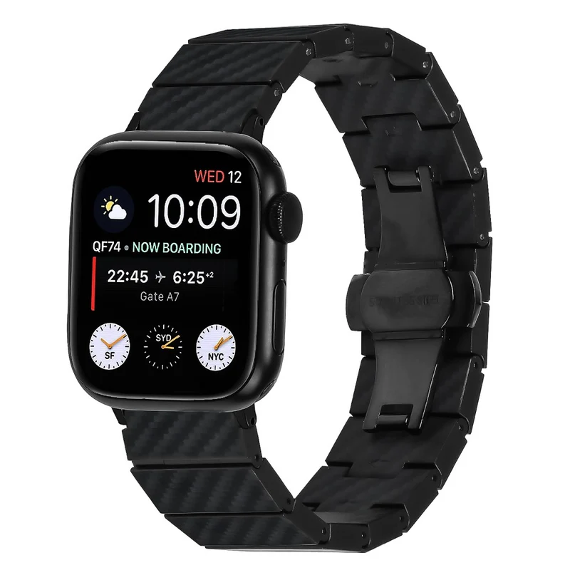 Watch Strap Apple Watch Universal 49mm/45mm/44mm/42mm Carbon Fiber Wristband