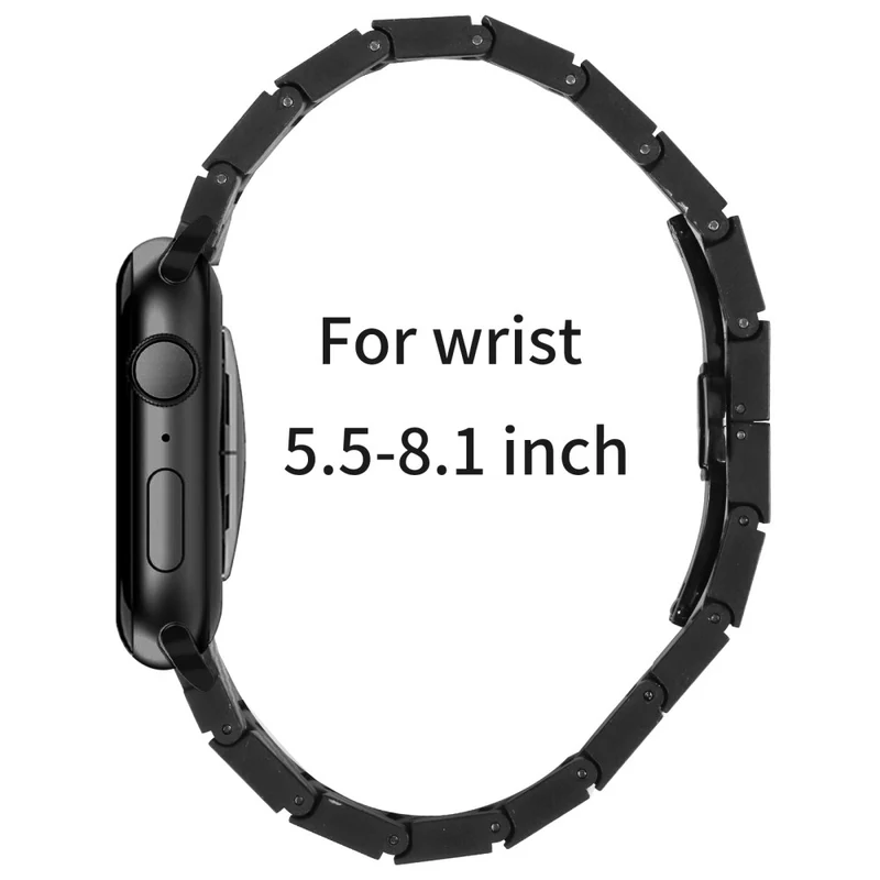 Apple Watch Series 9 / 8 / 7 41mm / 6 / 5 / 4 / SE / SE (2022) / SE (2023) 40mm / 3 / 2 / 1 38mm Metal Strap Jewelry Silver Watchband