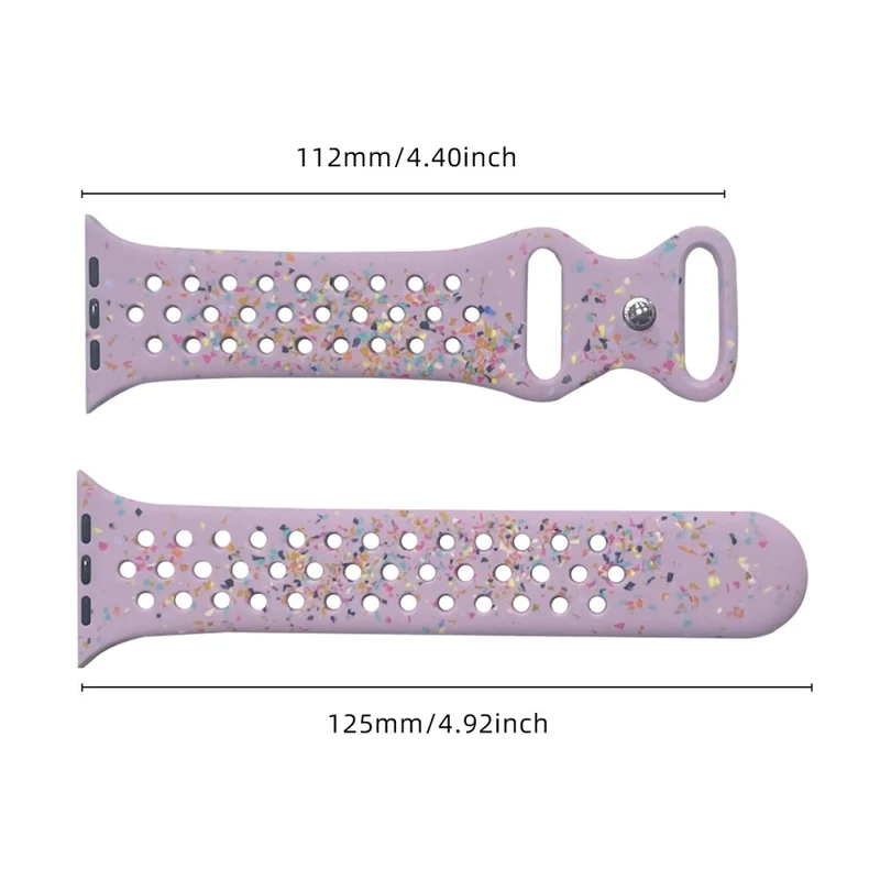 Silicone Band Apple Watch Universal 49mm/45mm/42mm Pattern Watch Strap - Blue Grey