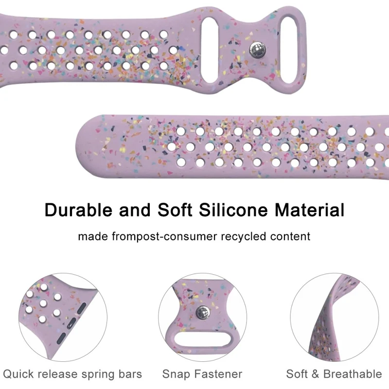 Silicone Band Apple Watch Universal 49mm/45mm/42mm Pattern Watch Strap - Blue Grey