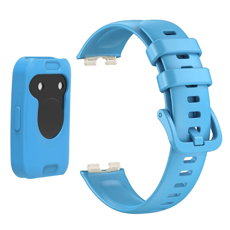 Wrist Strap Huawei Band 8 Silicone Sport Watch Band with Protective Cover