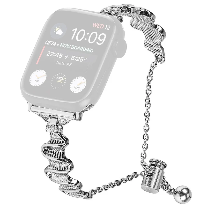 Apple Watch Series 9 / 8 / 7 41mm / 6 / 5 / 4 / SE / SE (2022) / SE (2023) 40mm / 3 / 2 / 1 38mm Alloy Strap Bracelet Watchband