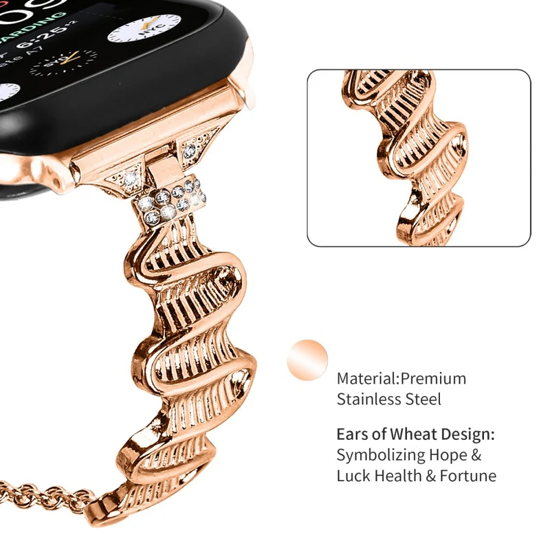 Apple Watch Series 9 / 8 / 7 41mm / 6 / 5 / 4 / SE / SE (2022) / SE (2023) 40mm / 3 / 2 / 1 38mm Alloy Strap Bracelet Watchband