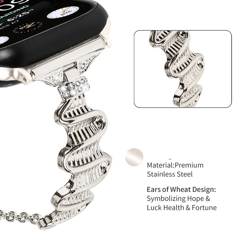 Apple Watch Series 9 / 8 / 7 41mm / 6 / 5 / 4 / SE / SE (2022) / SE (2023) 40mm / 3 / 2 / 1 38mm Alloy Strap Bracelet Watchband