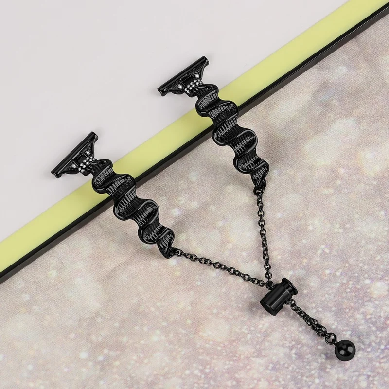 Samsung Galaxy Watch Universal 20mm Watch Band 20mm Rhinestones Decor Bracelet Strap