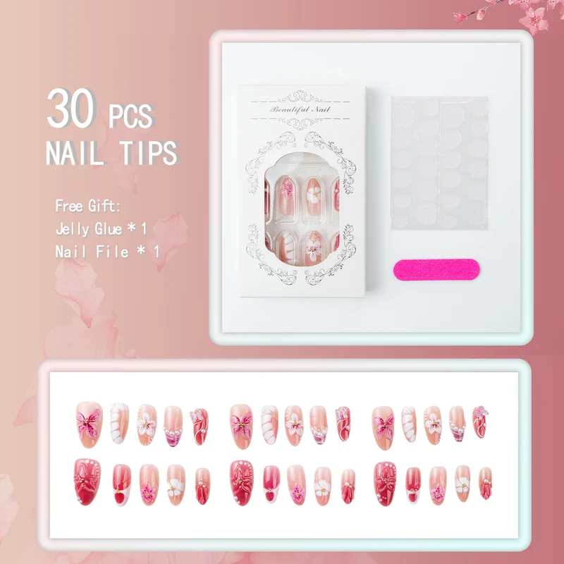 Premium dekorative Nagelkunst