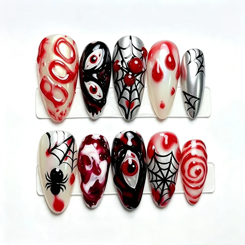 Halloween-Themen Artisan Press-On Nail Set