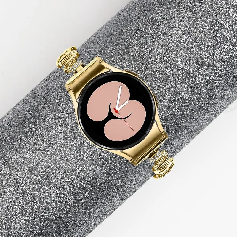 Samsung Galaxy Watch Universal 20mm Watch Band with Connector Alloy Bracelet Strap