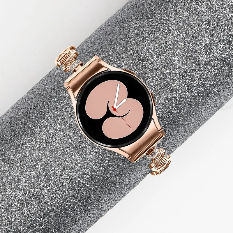 Samsung Galaxy Watch Universal 20mm Watch Band with Connector Alloy Bracelet Strap