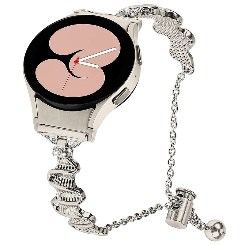 Samsung Galaxy Watch Universal 20mm Watch Band with Connector Alloy Bracelet Strap