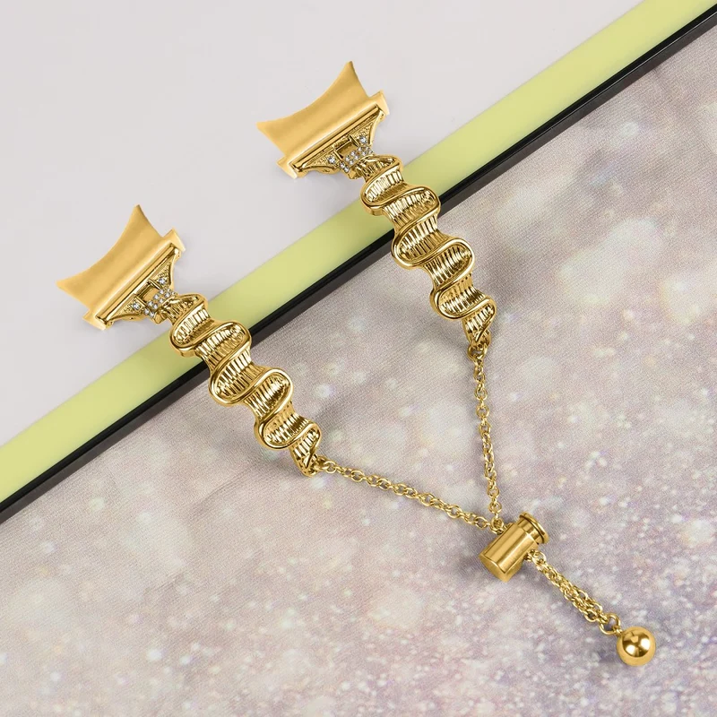 Samsung Galaxy Watch Universal 20mm Watch Strap with Connector Rhinestones Decor Bracelet Band